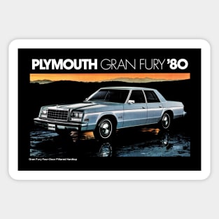 1980 GRAN FURY - brochure Sticker